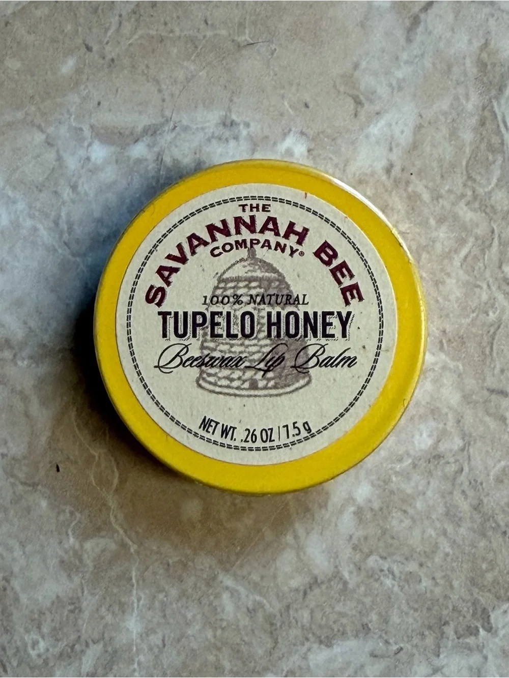 Savannah Bee Company 100% Natural Tupelo Honey Beeswax Lip Balm New Sealed